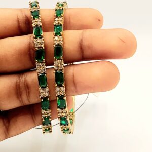cz-american-diamond-green-stone-bangles